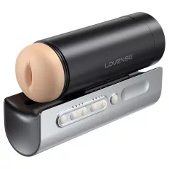   Lovense Solace Pro - aplikací ovládaný přirážecí masturbátor pro muže (černý)