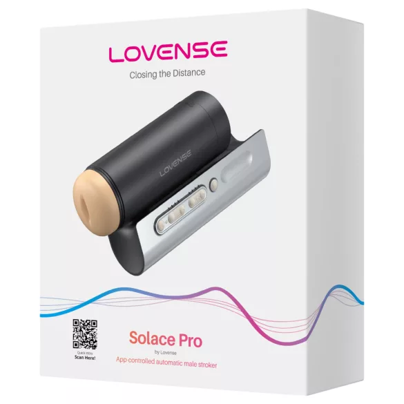 LOVENSE Solace Pro - chytrý, nahoru‑dolů se pohybující masturbátor (černý)