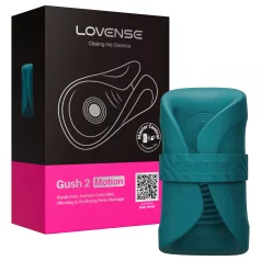   Lovense Gush 2 - Vibrační kroužek na žalud ovládaný aplikací (tyrkysový)