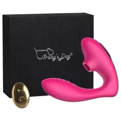   Tracy's Dog 2 - vibrátor s vakuovou stimulací 2v1 - růžový