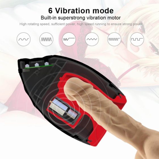 OTOUCH Chiven 2 - vodotěsný vibrační masturbátor na baterie (černý)