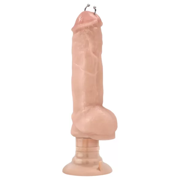 Blush Bad Boy - vibrátor s piercingem - realistický - 33 cm - tělová barva
