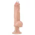 Blush Bad Boy - vibrátor s piercingem - realistický - 33 cm - tělová barva
