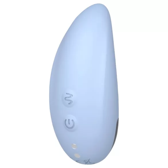 Vibeconnect - akumulátorový, vodotěsný stimulátor klitorisu (modrý)
