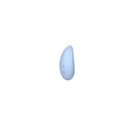   Vibeconnect - vodotěsný stimulátor klitorisu na baterie (modrý)