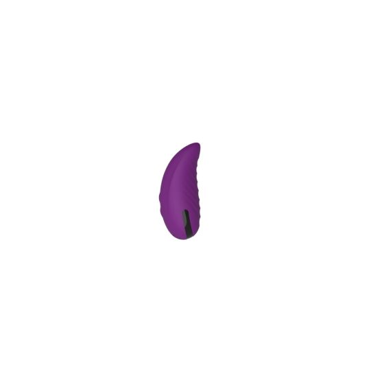 Vibeconnect - vodotěsný stimulátor klitorisu na baterie (fialový)