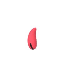   Vibeconnect - Vodotěsný stimulátor klitorisu na baterie (červený)