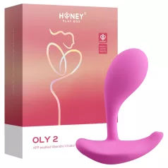   Honey Play Box Oly 2 - duální vibrátor na G-bod a klitoris - růžový