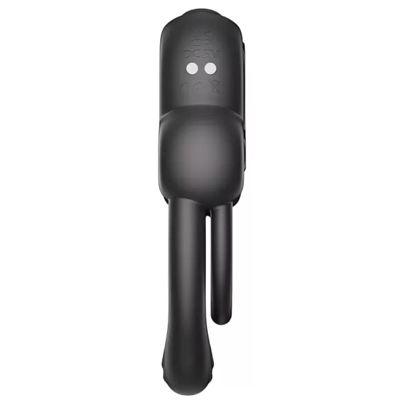 Honey Play Box Anello - Appem ovládaný vibrační erekční kroužek na penis a varlata pro muže (černý)