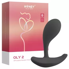   Honey Play Box Oly 2 - duální vibrátor na bod G a klitoris - černý