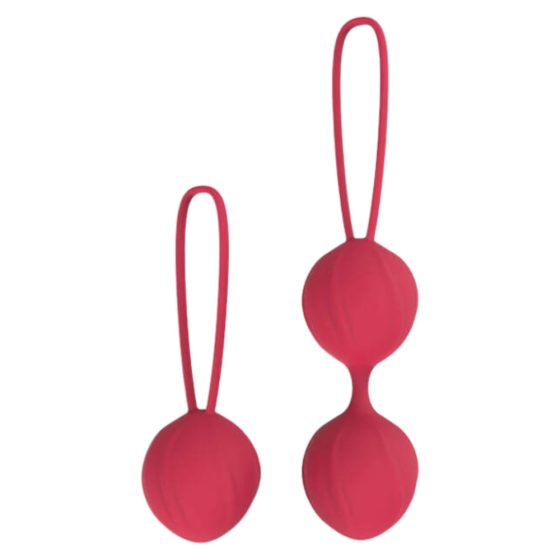 Cotoxo Cherry - dvoudílná sada venušiných kuliček (červená)