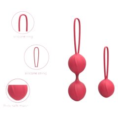  Cotoxo Cherry - dvoudílná sada venušiných kuliček (červená)