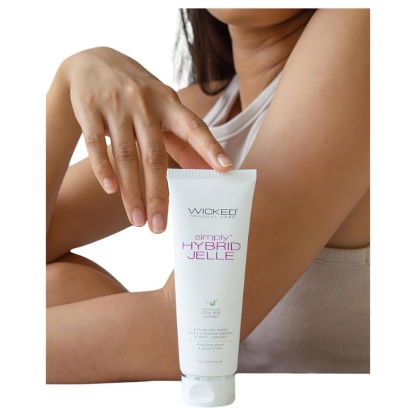 Wicked Simply Hybrid Jelle - lubrikant na bázi vody a silikonu - 120ml