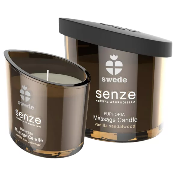 Swede Senze - masážní svíčka - vanilka, santalové dřevo - 50 ml