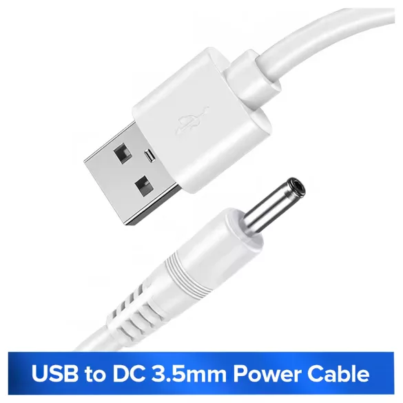 LELO - nabíjecí kabel USB 5V - bílá