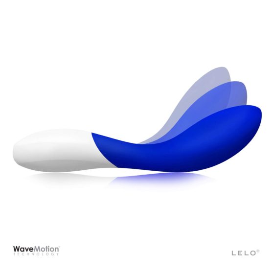 LELO Mona Wave - vodotěsný vibrátor pro bod G (modrý)