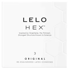 LELO Hex Original - kondom - ultra tenký - 3 ks