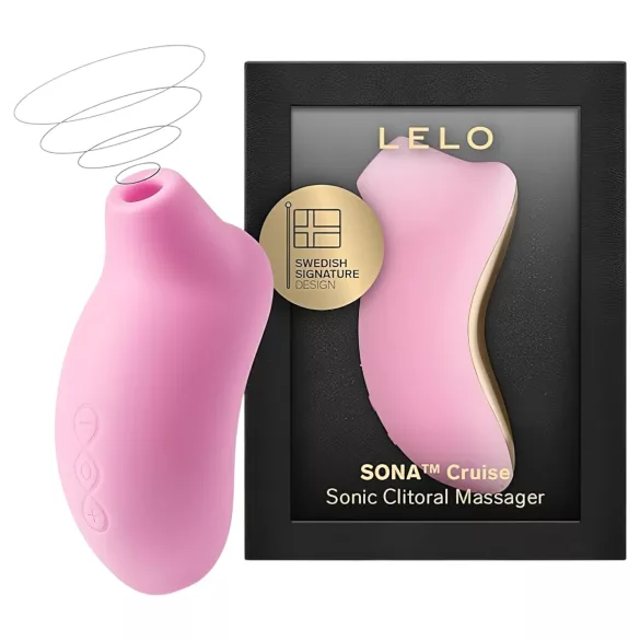 LELO Sona Cruise - stimulátor klitorisu vlnami - růžový