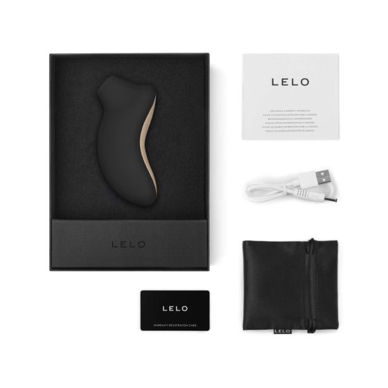 LELO Sona Cruise - stimulátor klitorisu se zvukovými vlnami (černý)