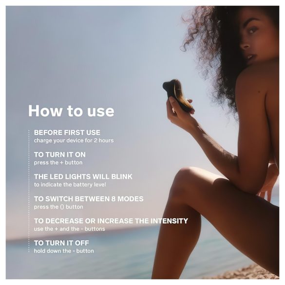 LELO Sona - zvuková stimulace klitorisu (černá)