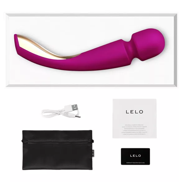 LELO - masážní vibrátor - velký - dobíjecí - fialový