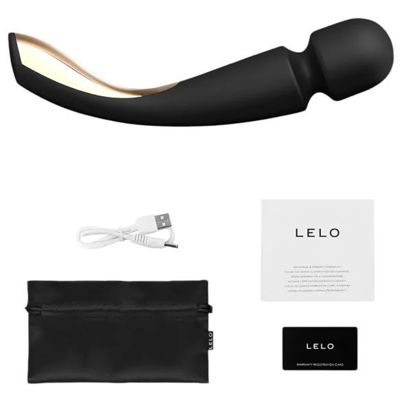 LELO - masážní vibrátor Smart Wand 2 velký - dobíjecí - černý