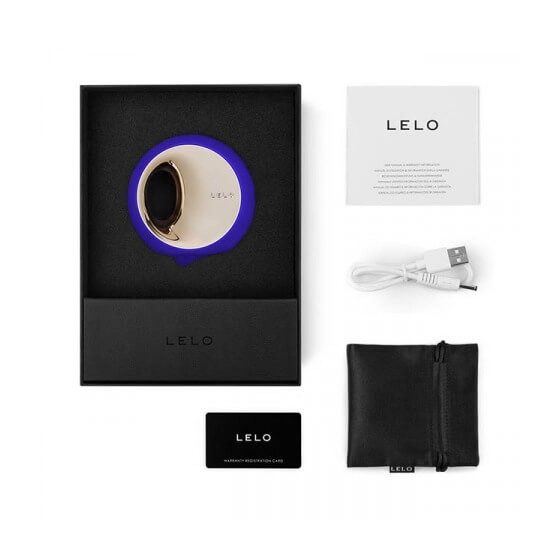 LELO Ora 3 - silumátor pro orální sex a vibrátor na klitoris (královsky modrý)