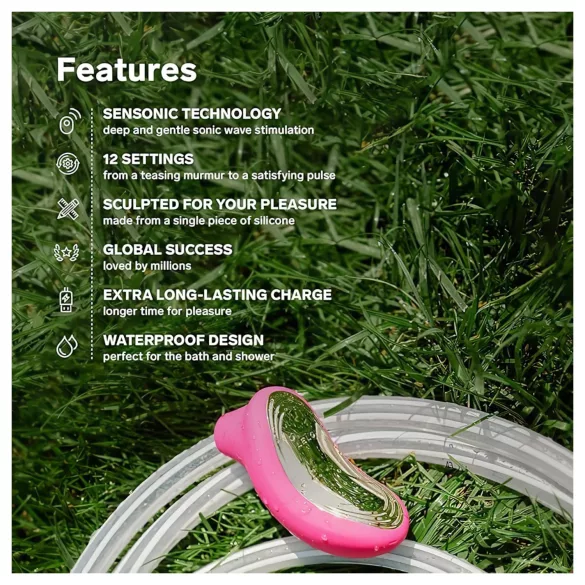 LELO Sona 2 - stimulátor klitorisu na vlny - černý