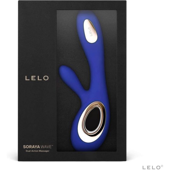 LELO Soraya Wave - bezdrátový vibrátor s hůlkou a kývavým ramenem (modrý)
