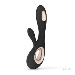   LELO Soraya Wave - bezdrátový vibrátor s hůlkou a kývavým ramenem (černý)