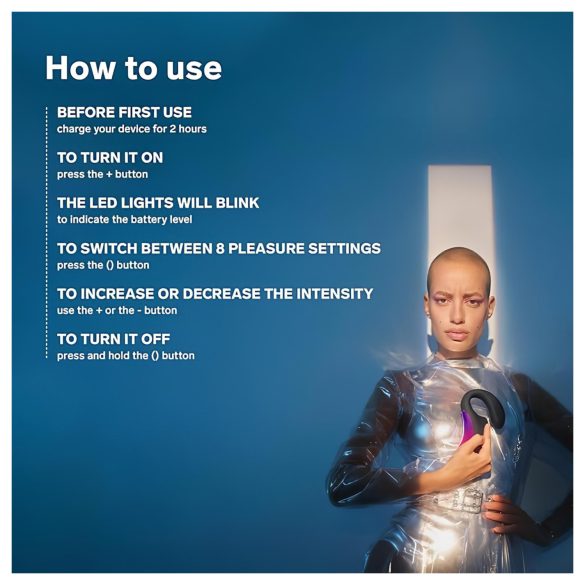 LELO Enigma - akumulátorový, vodotěsný, 2v1 G-bod vibrátor (černý)