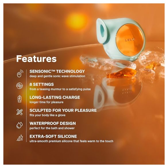 LELO Sila - stimulátor klitorisu s pulzy - vodotěsný - fialový