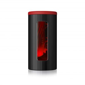 LELO F1s V2 - Inteligentní dobíjecí interaktivní masturbátor (černo-červený)