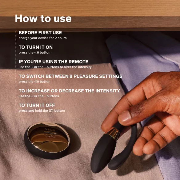 LELO Tiani Duo - párový vibrátor - silikon - modrá