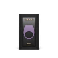   LELO Tor 3 - dobíjecí chytrý vibrační kroužek na penis (fialový)