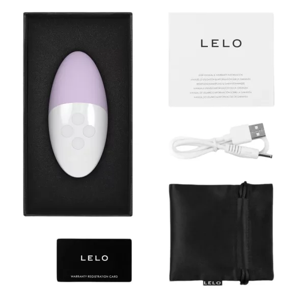 LELO Siri 3 - vibrační stimulátor klitorisu na hlasové ovládání - fialový