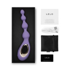  LELO Soraya Beads - dobíjecí, vodotěsný anální vibrátor (fialový)