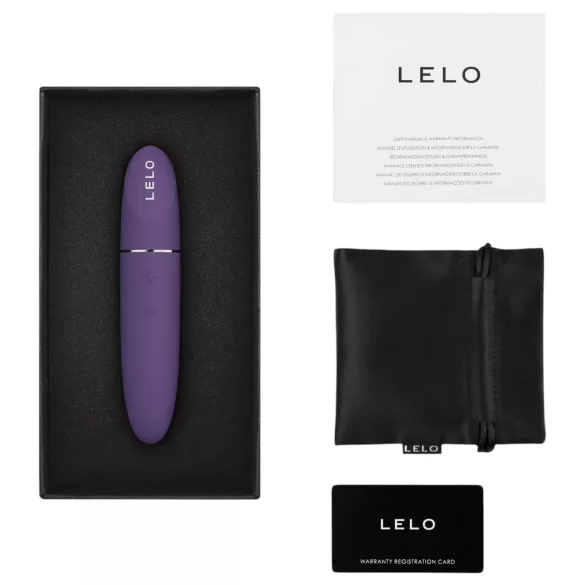 LELO - cestovní vibrátor na rty - USB, fialová