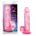 B Yours Sweet N Hard 4 - realistické dildo s varlaty - 18 cm - růžové