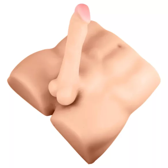 Blush X5 Rough Rider - mužský torzo - realistický - tělová barva