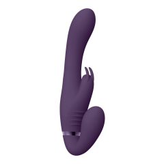   Vive Suki - dobíjecí vibrátor bez ramínek se stimulátorem klitorisu (fialový)