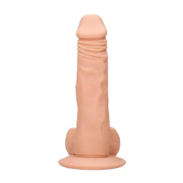 RealRock - realistické dildo s varlaty - 20 cm - tělová barva