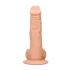 RealRock - realistické dildo s varlaty - 20 cm - tělová barva