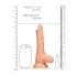 RealRock - realistické dildo s varlaty - 20 cm - tělová barva