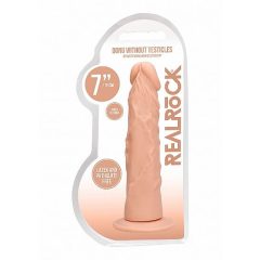 RealRock Dong 7 - realistické dildo (17 cm) - přírodní
