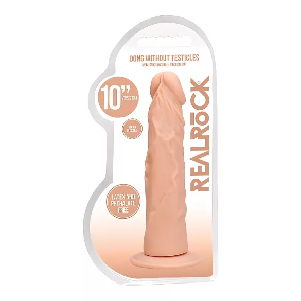 RealRock - realistické dildo - 25 cm - tělová barva