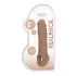 RealRock - návlek na penis - prodloužení 21 cm - tmavá tělová