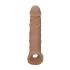 RealRock - návlek na penis - prodloužení 21 cm - tmavá tělová