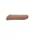 RealRock - návlek na penis - prodloužení 21 cm - tmavá tělová