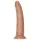 RealRock - realistický dildo - štíhlý tvar - 15,5 cm - tmavá tělová barva